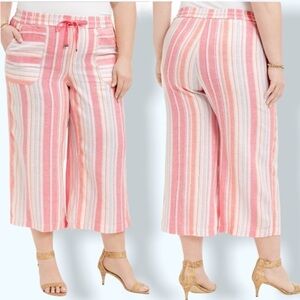 NWT Style & Co Crop Wide Leg Relaxed Pant Sz XXL